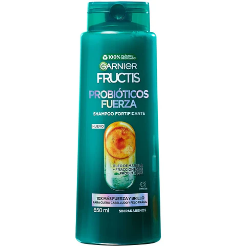 Shampoo Fructis Probioticos Fuerza 650ml