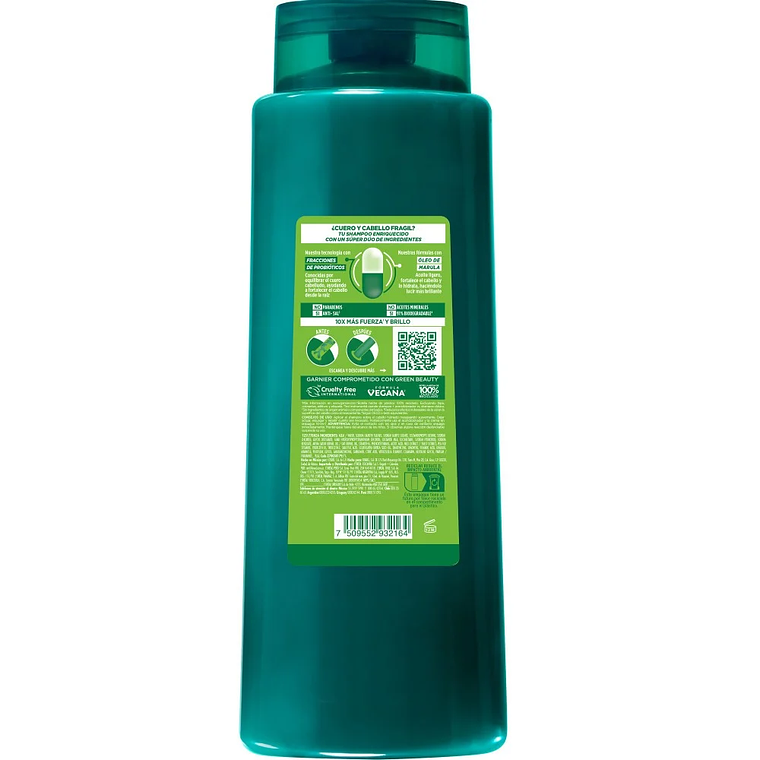 Shampoo Fructis Probioticos Fuerza 650ml 2