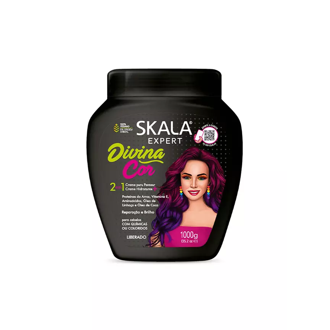 Mascara Skala Divina Cor Cabellos Teñidos 2 En 1 1000g 1