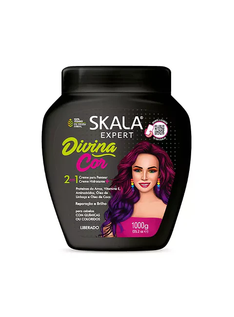 Mascara Skala Divina Cor Cabellos Teñidos 2 En 1 1000g