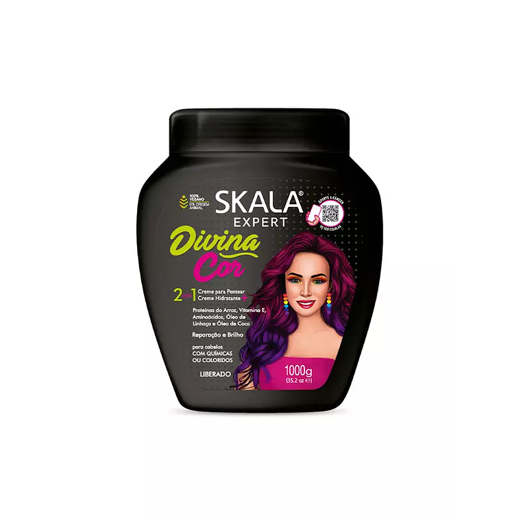 Mascara Skala Divina Cor Cabellos Teñidos 2 En 1 1000g 1