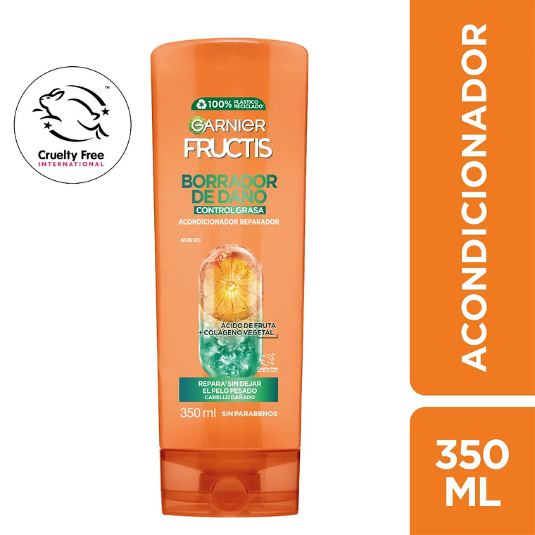 Acondicionador Fructis Borrador de daño 350ml 1