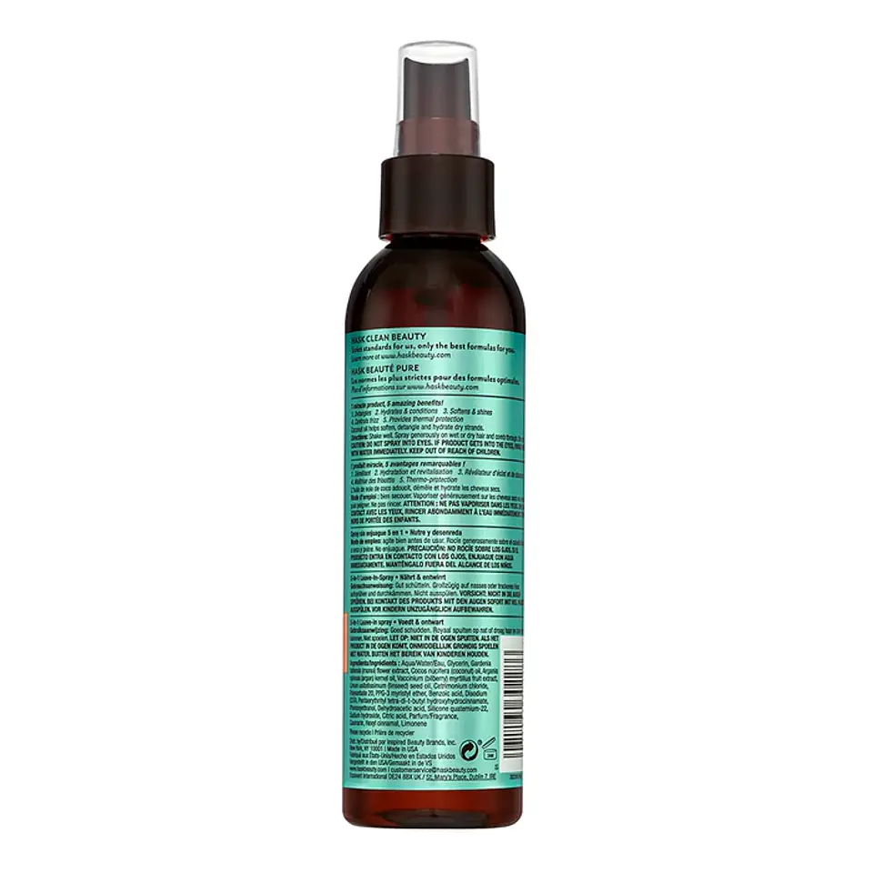 Spray sin enjuague 5en1 Hask Coconut Monoi 175ml 2