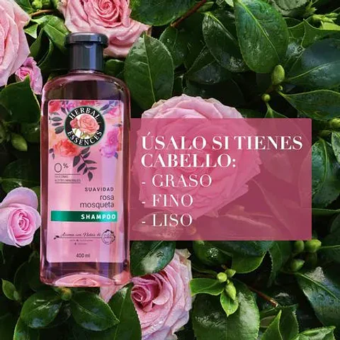 Shampoo Herbal Essences Rosa Mosqueta 240ml