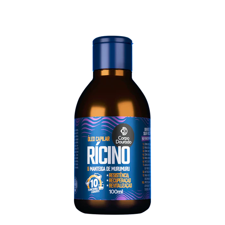 Aceite Capilar Ricino y manteca de Murumbu 100ml Corpo Dourado 1
