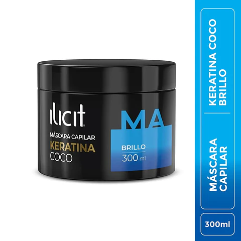 Mascara Capilar Keratina Coco Ilicit 300ml