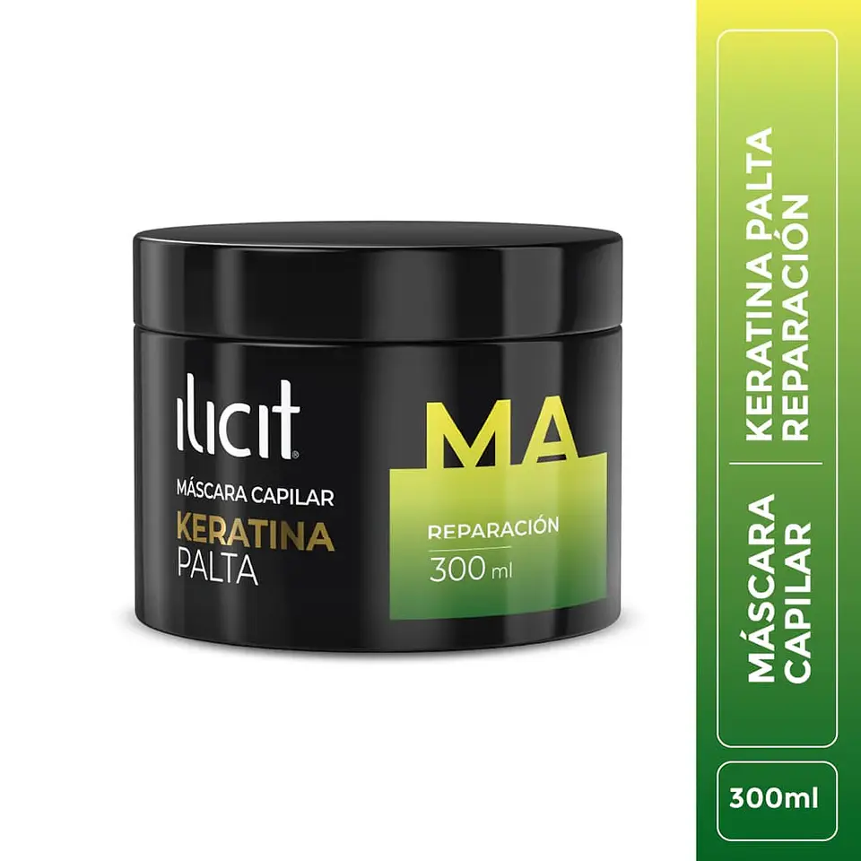 Mascara Capilar Keratina Palta Ilicit 300 ml 1