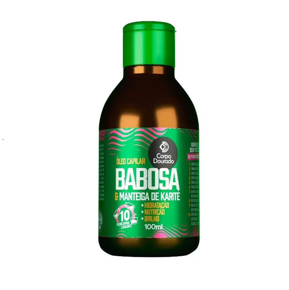 Aceite Capilar Aloe Vera & Karité 100ml Corpo Dourado 1