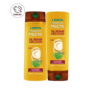 Pack Ahorro Fructis Liso Coco Shampoo + Acondicionador 350ml