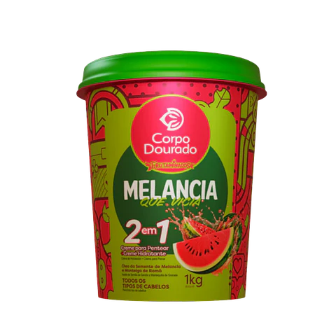 Crema Sandia que envicia 1 Kilo 2 en 1 Corpo Dourado