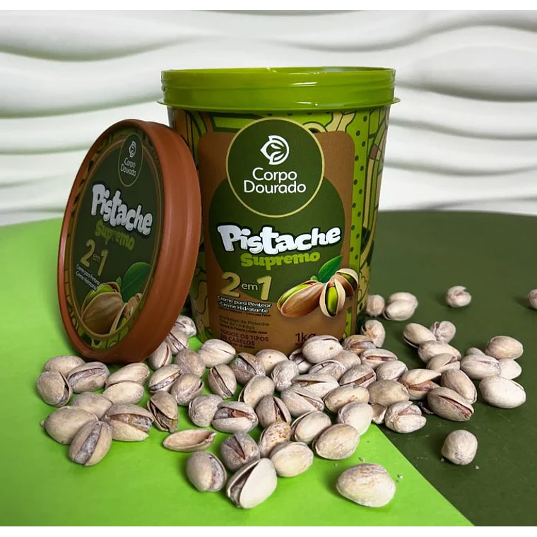 Crema Pistacho Supremo 1 Kilo 2 en 1 Corpo Dourado 1