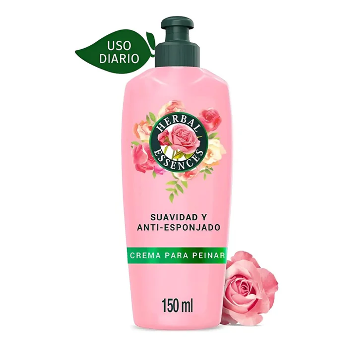 Crema de Peinar Herbal Essences Suavidad y Anti esponjado 150ml 1
