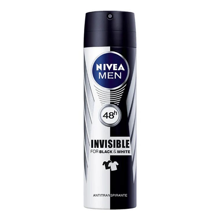 Desodorante spray Nivea Men Invisible B&W 150ml 1