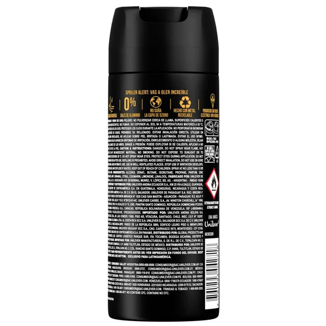 Desodorante spray Axe bodyspray Dark Temptation 150ml 2