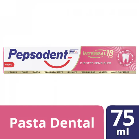Pasta dental Pepsodent integral Dientes Sensibles 75ml