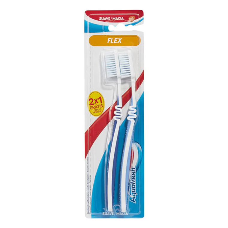 Cepillo dental Aquafresh Flex Suave 2 unidades 1