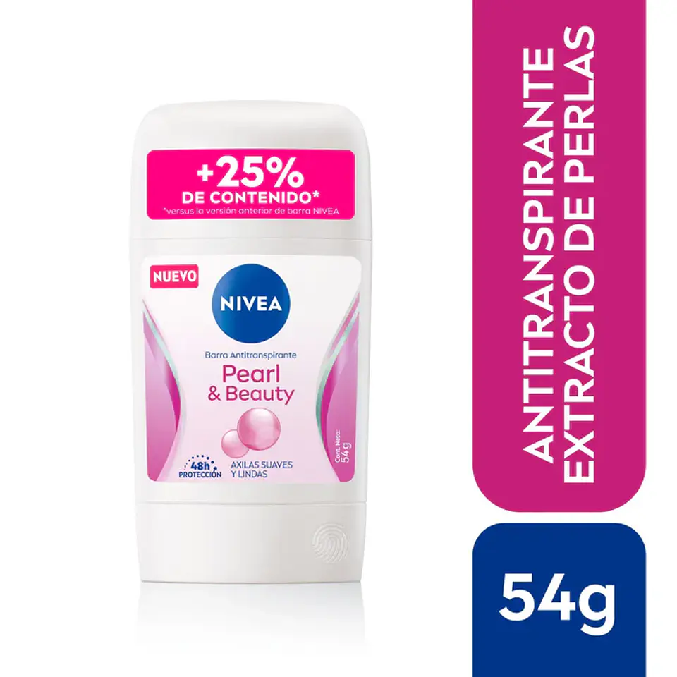 Desodorante barra Nivea Pearl & Beauty 54gr 1