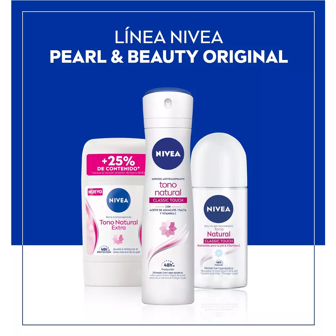 Desodorante Spray NIVEA Tono Natural 150ml 4
