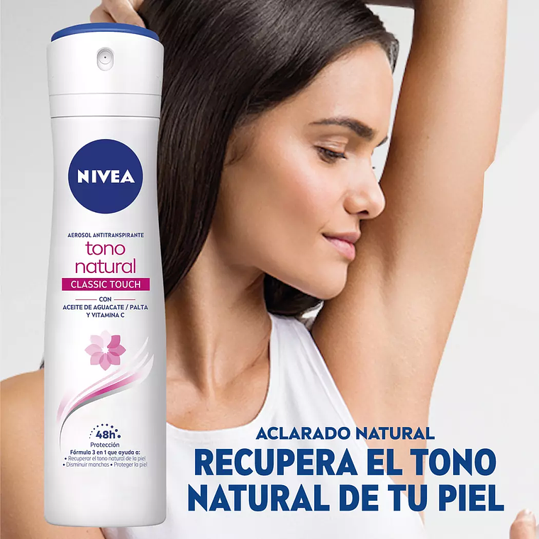 Desodorante Spray NIVEA Tono Natural 150ml 3