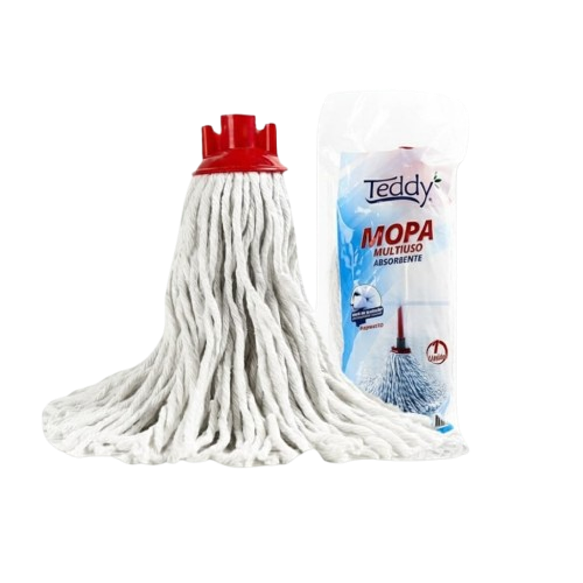 Repuesto De Mopa Redonda Algodón Teddy 1