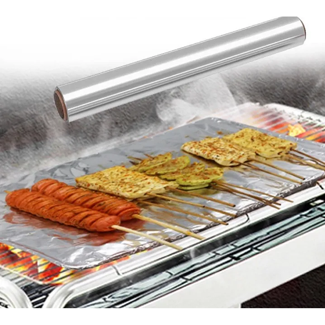 Papel Aluminio Foil Para Cocina Horno 5 Metros 5