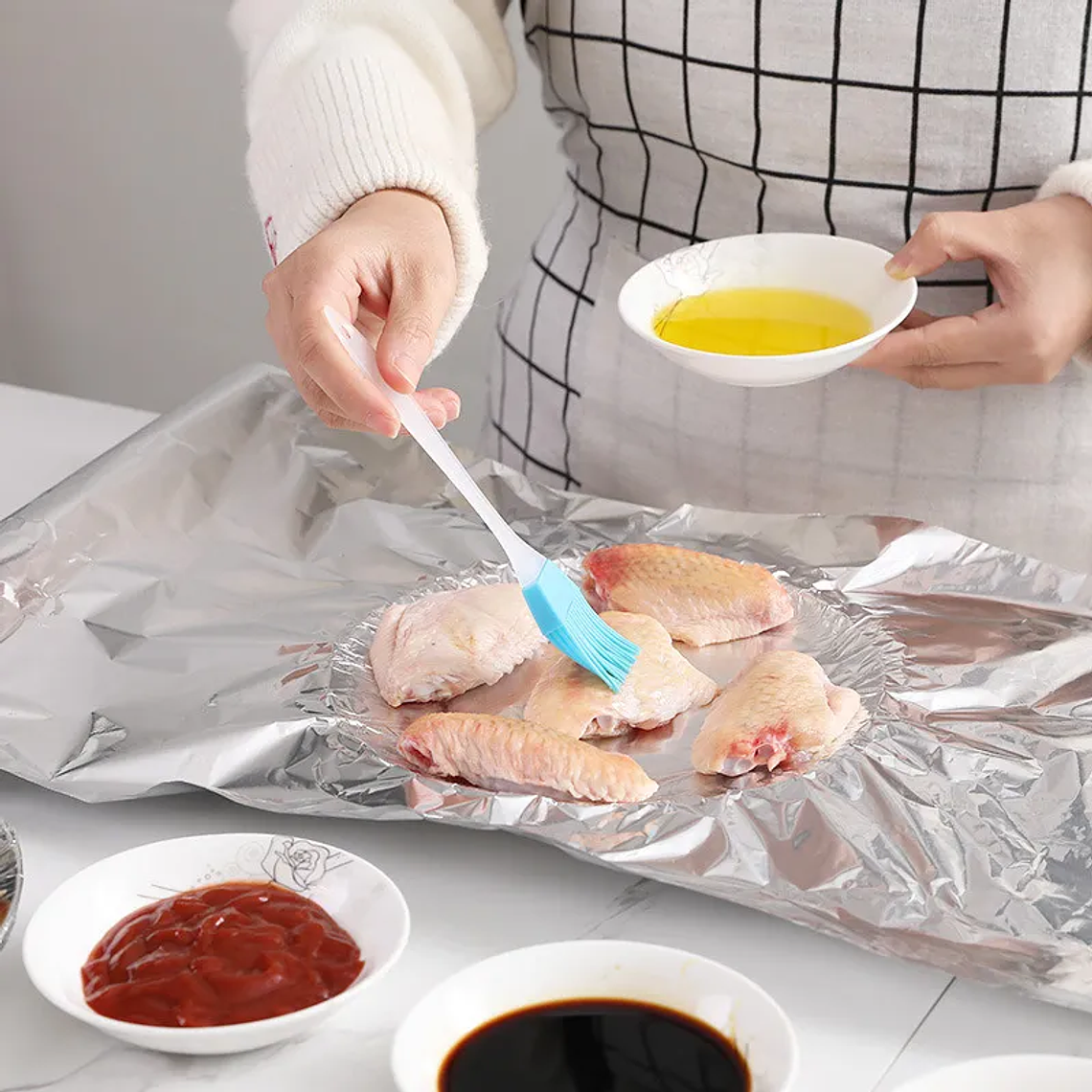 Papel Aluminio Foil Para Cocina Horno 5 Metros 6