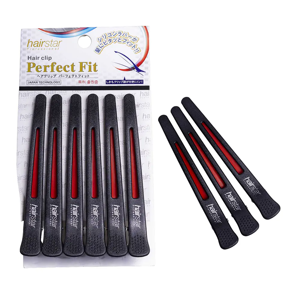 Pinzas Con Banda Silicona Sin Rastro 6 PCS Hairstar 1