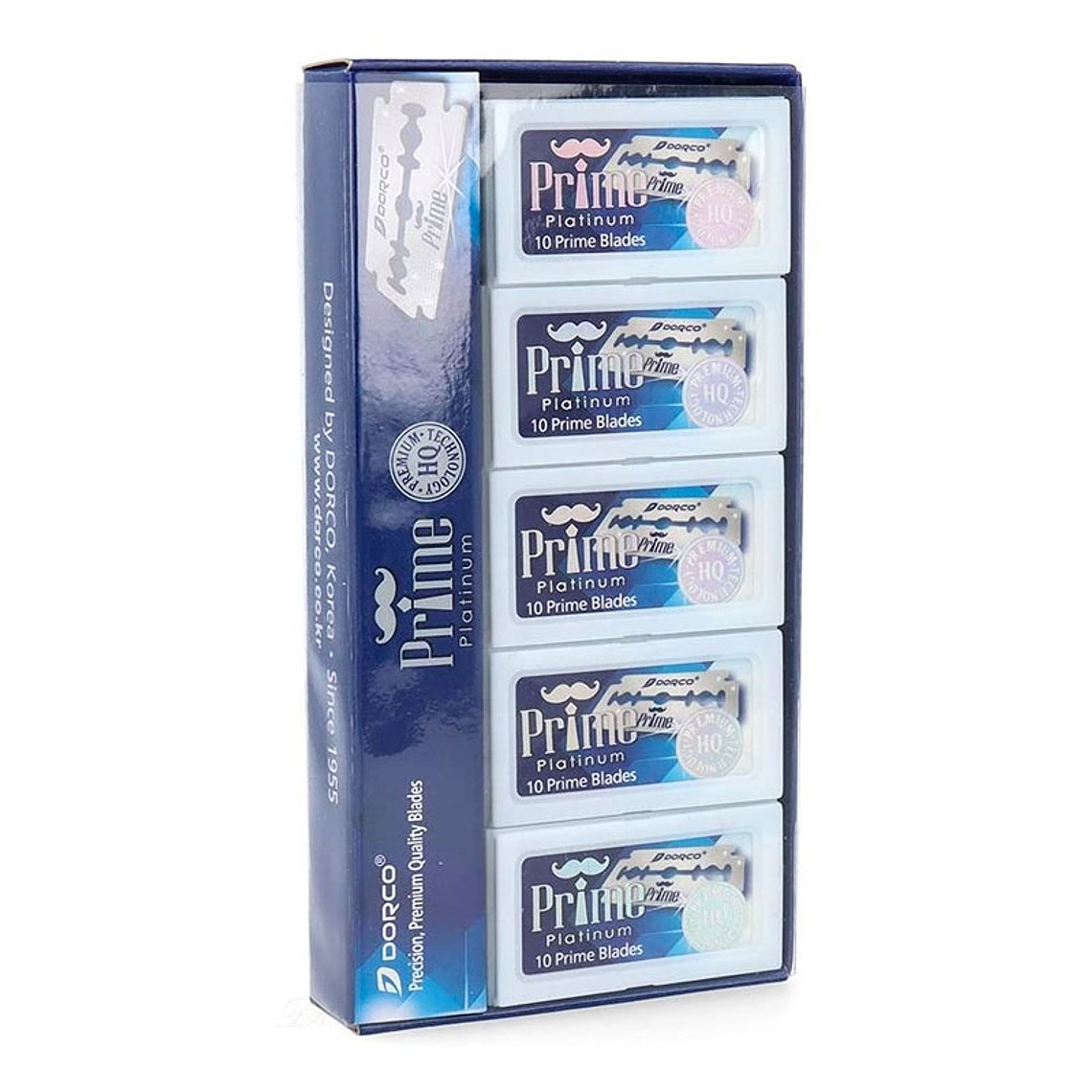 Dorco Prime Platinum Para Navaja 100 FILOS 1