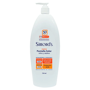 Pantalla solar Simonds FPS50 750ml