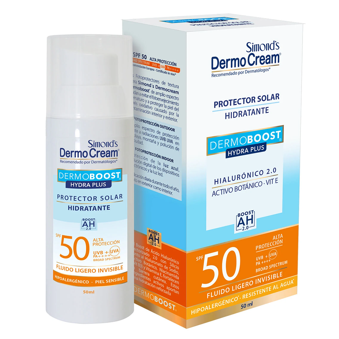 Protector Solar Dermocream Hydra Plus Spf 50+ Hidratante 50ml 1