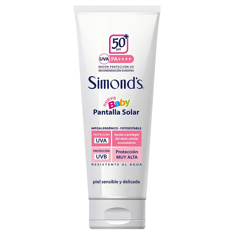 Protector solar Simonds Baby FPS50 pomo 200ml 1