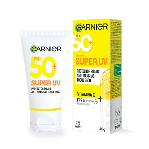 Protector Solar Garnier Super UV Anti Manchas Toque seco 40g