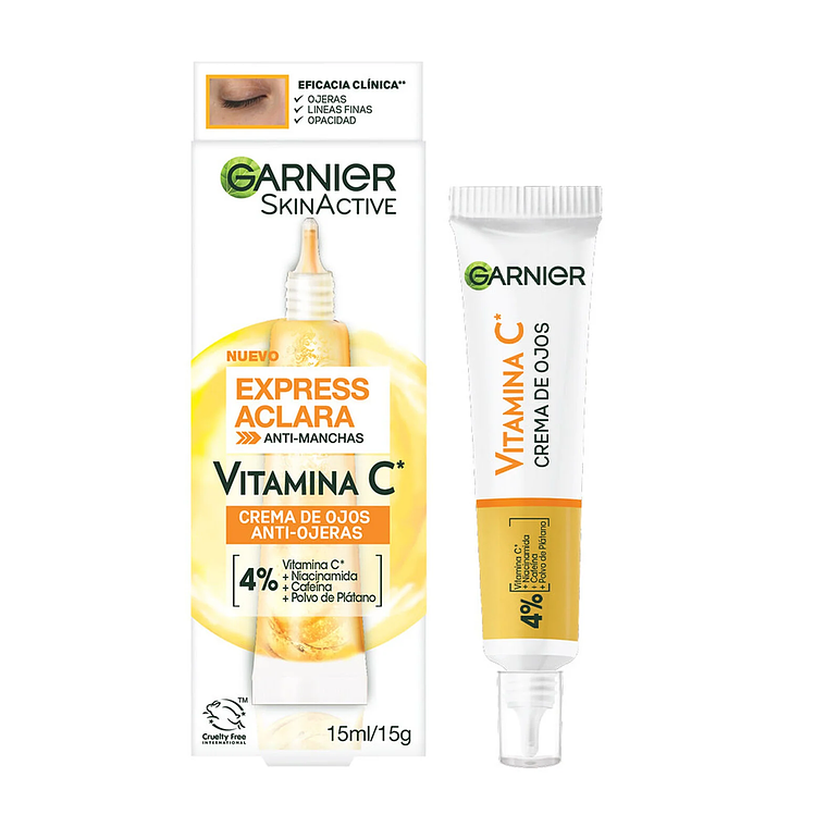 Crema de Ojos Garnier Express aclara Anti Manchas 15g 1