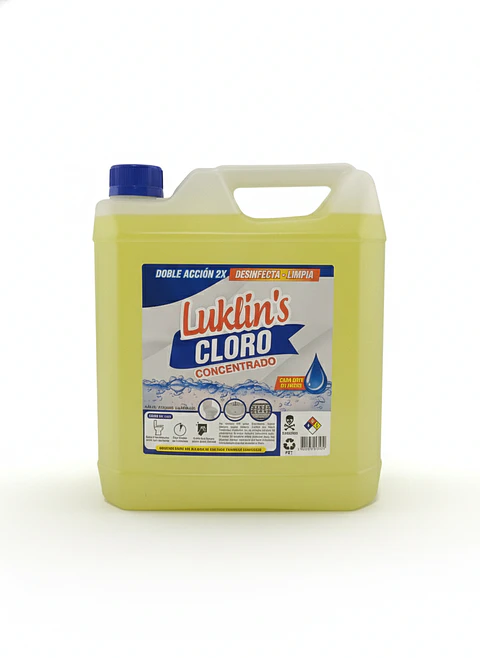 CLORO CONCENTRADO LUKLIN'S 5 LITROS