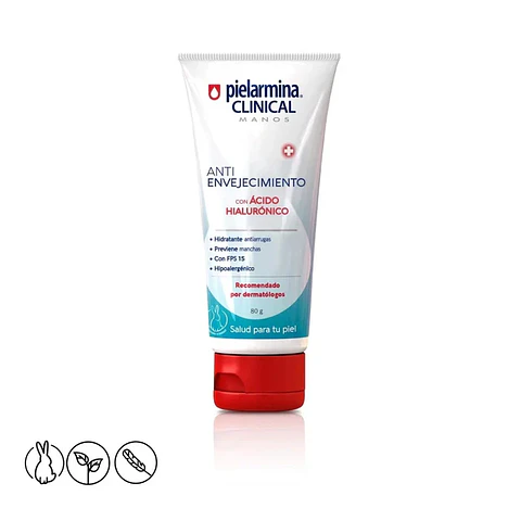 Crema de manos Pielarmina Clinical Anti envejecimiento 80gr