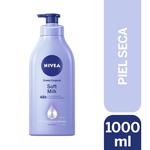 Crema corporal Nivea Soft Milk 1lt