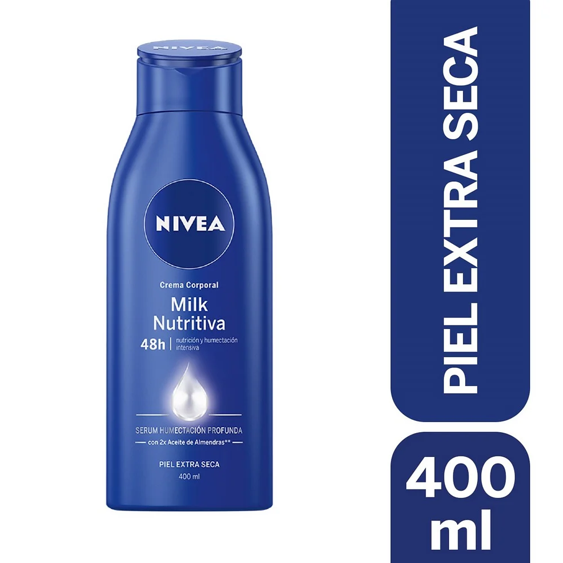 Crema corporal Nivea Milk Nutritiva 400ml 1