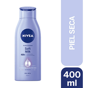 Crema corporal Nivea Soft Milk 400ml