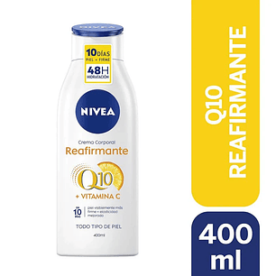 Crema corporal Nivea Q10 Reafirmante Todo Tipo de Piel 400ml