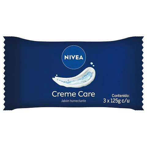 Jabon Nivea Barra Creme Care Pack 3x125g