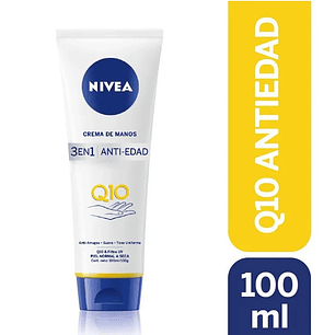 Crema de manos Nivea Q10 3en1 Anti edad 100ml