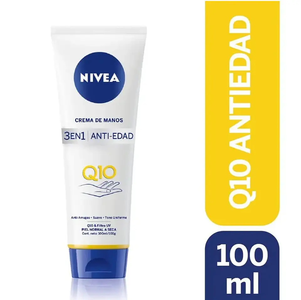Crema de manos Nivea Q10 3en1 Anti edad 100ml 1