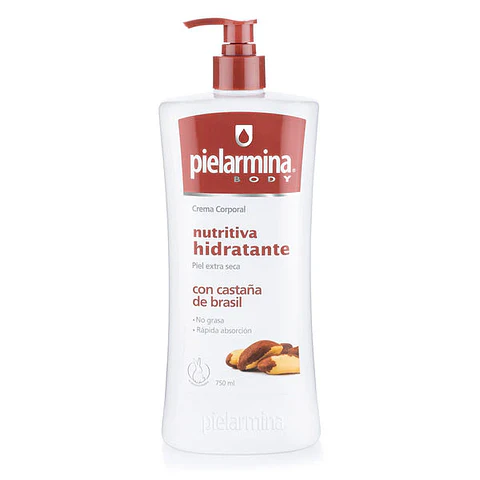 Crema corporal Pielarmina Castaña 750ml