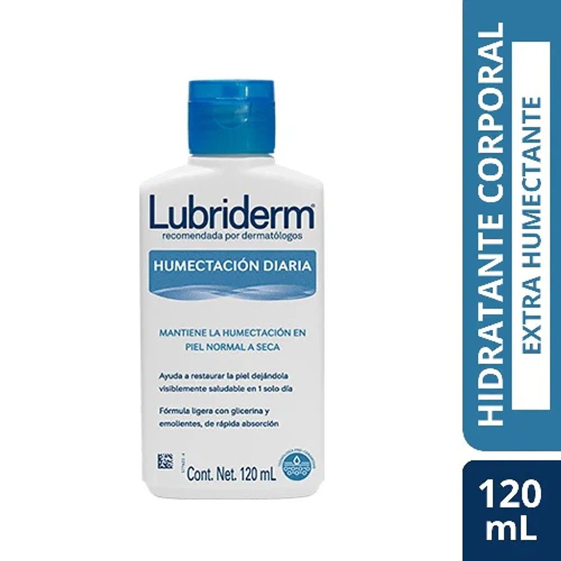 Lubriderm crema corporal Humectación Diaria 120ml 1
