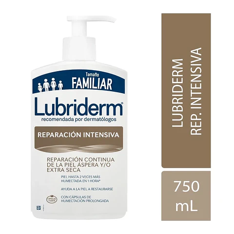 LUBRIDERM Crema REPARACION INTENSIVA x 750 ml