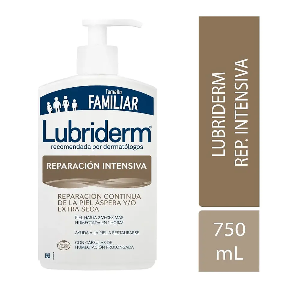 LUBRIDERM Crema REPARACION INTENSIVA x 750 ml 1