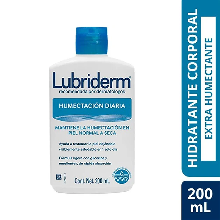 Crema LUBRIDERM Humectacion diaria 200ml 1