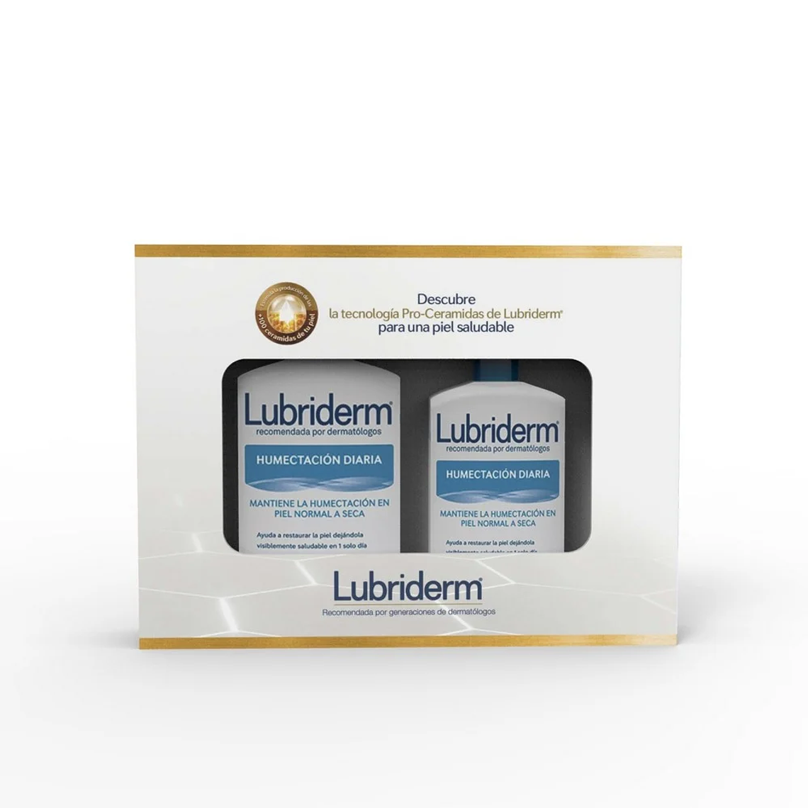 Pack LUBRIDERM Humectación 200 + 120ml 1