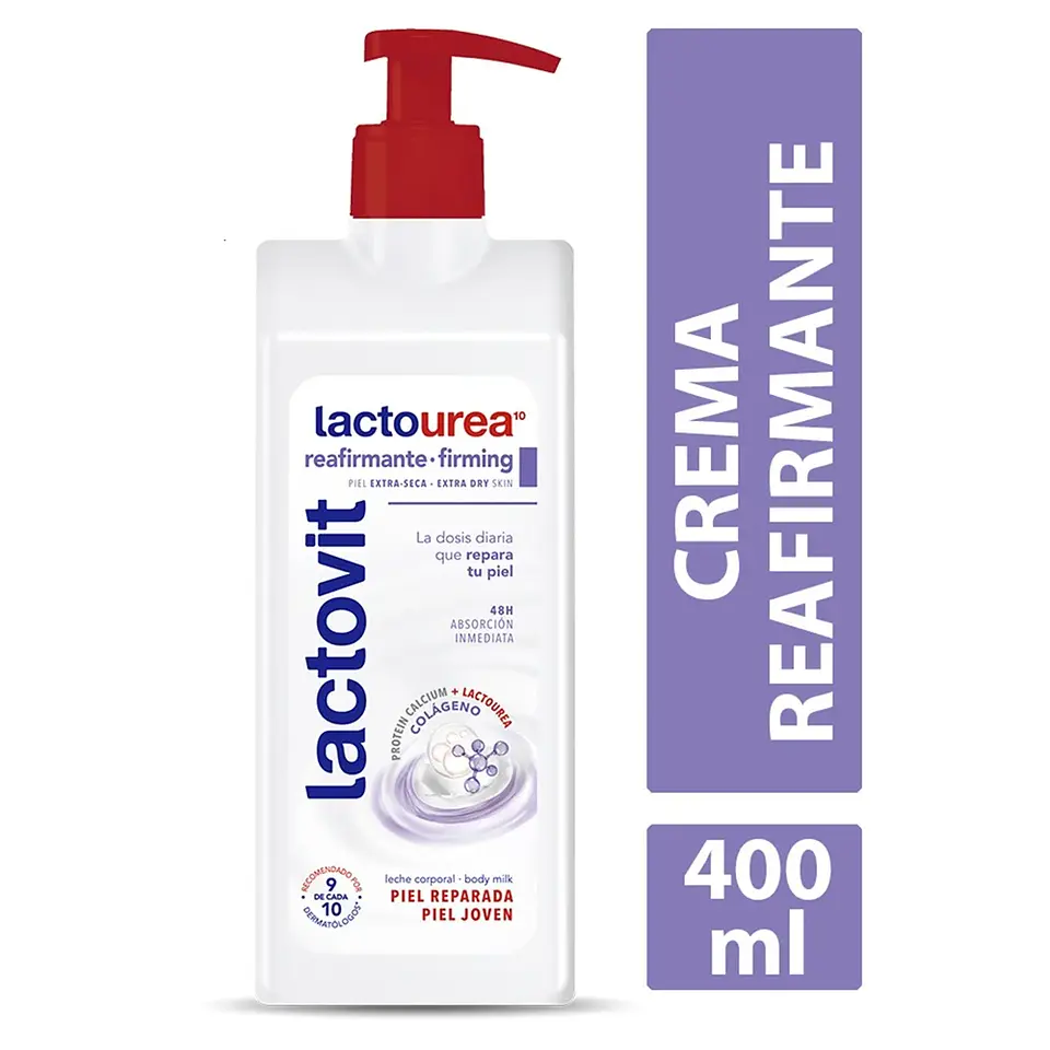 Leche corporal Lactovit Reafirmante 400ml 1