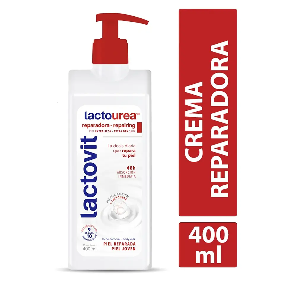 Leche corporal Lactovit Reparadora 400ml 1